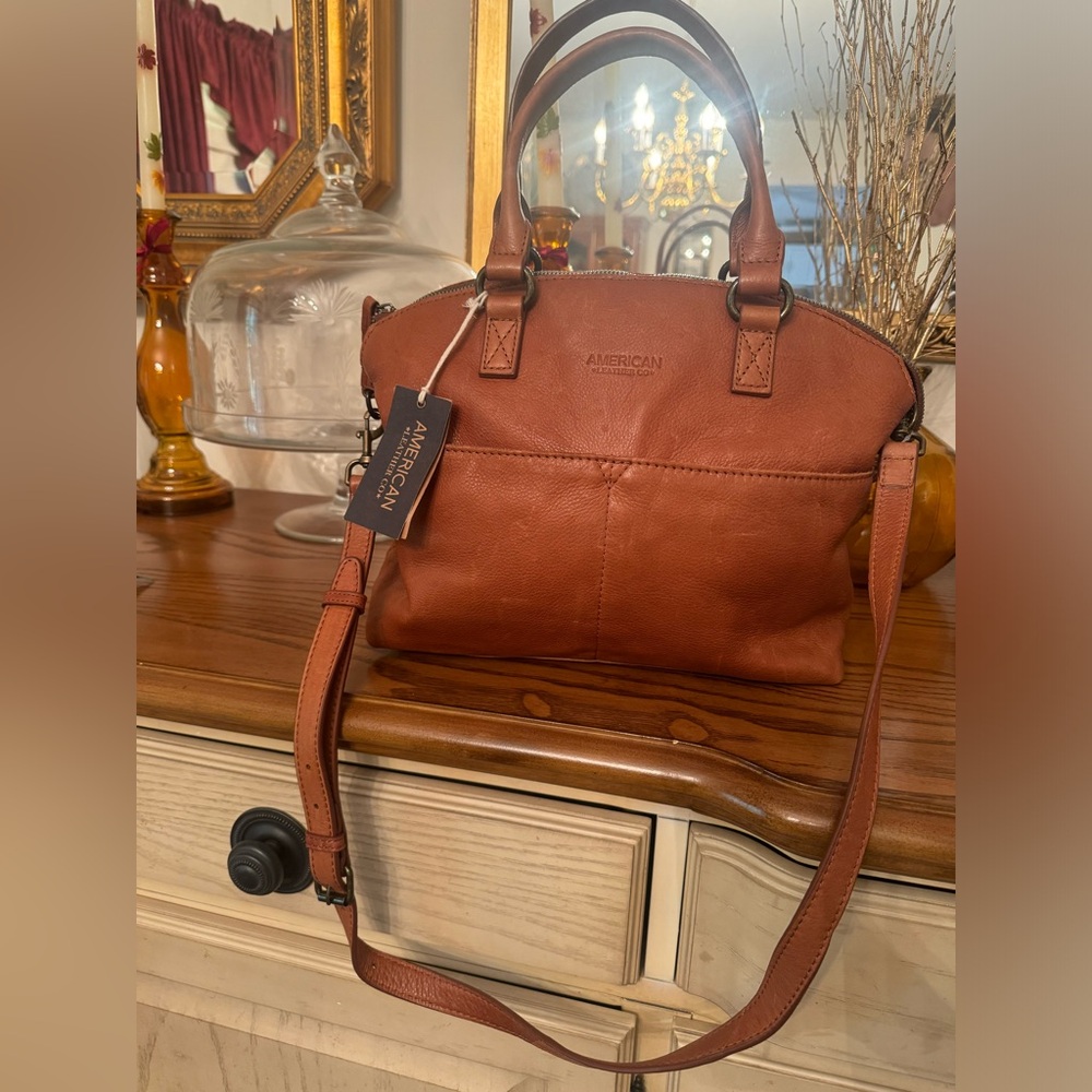New with tag American Leather Carrie Dome Satchel